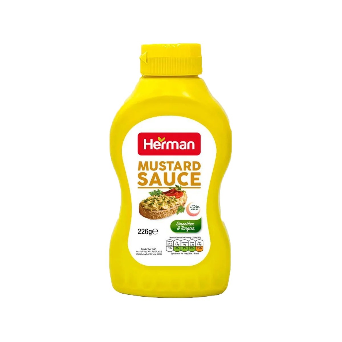 HERMAN MUSTRED SAUCE 226GM