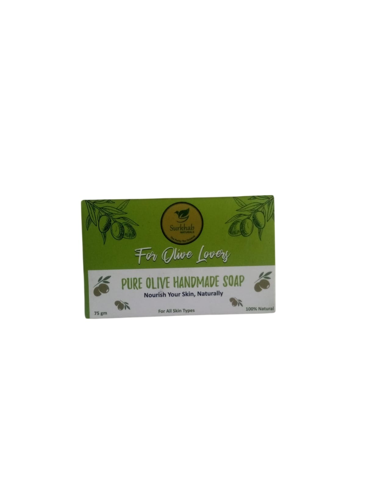 SURKHAB OLIVE SOAP 75GM