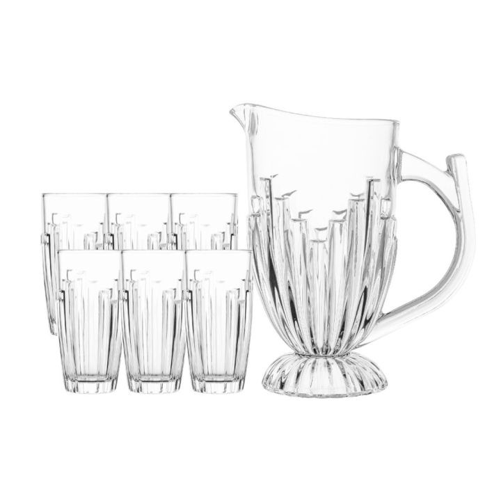 DELISOGA GLASSWARE 7 PCS WATER SET