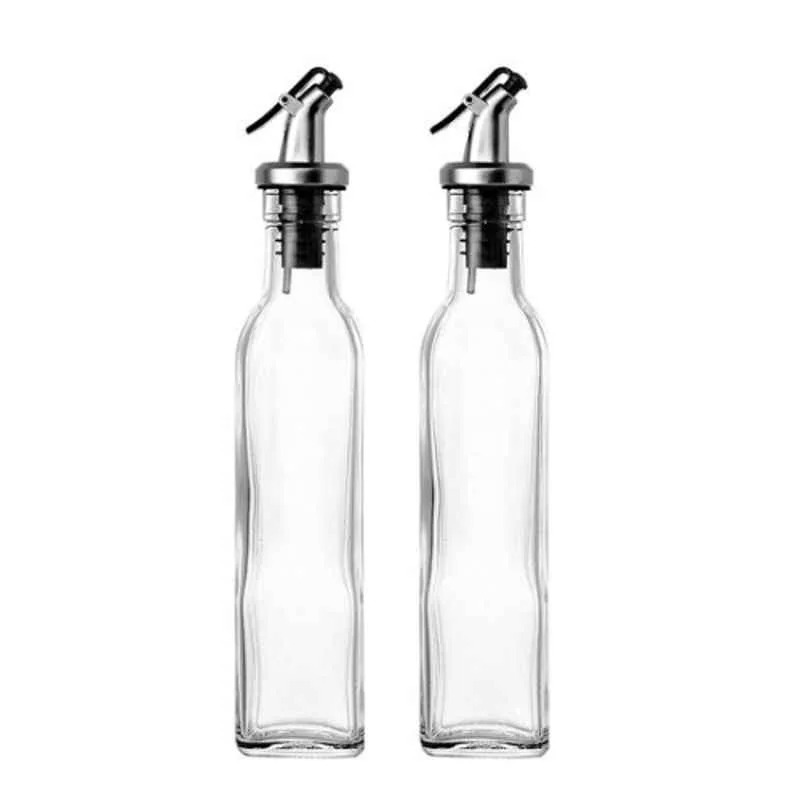 GLASS CRUET OIL BTL 250ML 2P  China