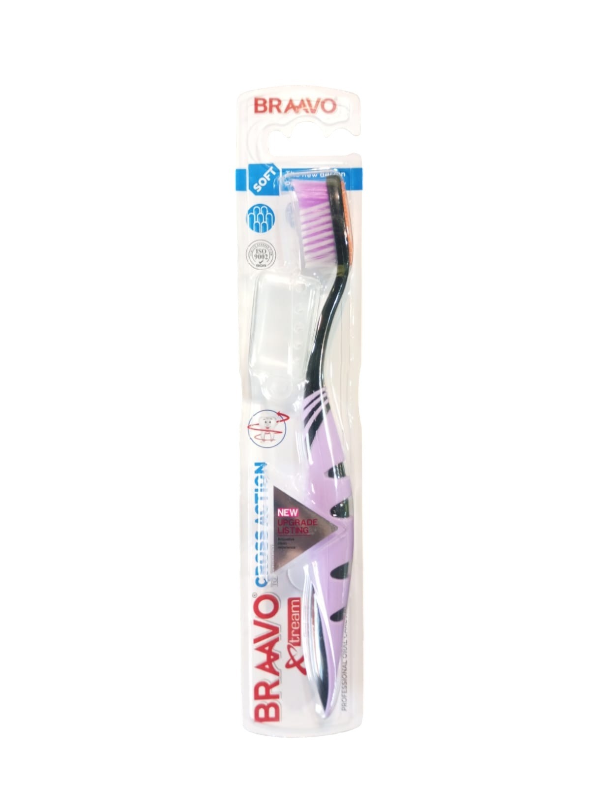 BRAVO Teeth Brush  CROSS ACTION 1PC