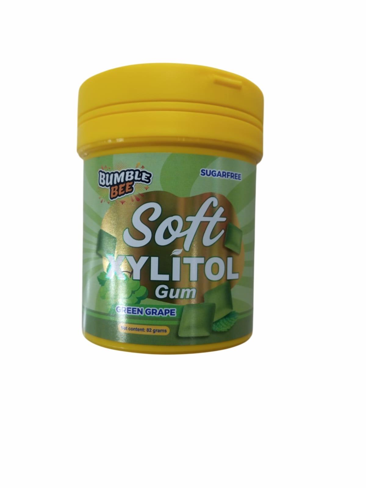 BUMBLEE BEE SOFT GUM TIN GREEN GRAPE