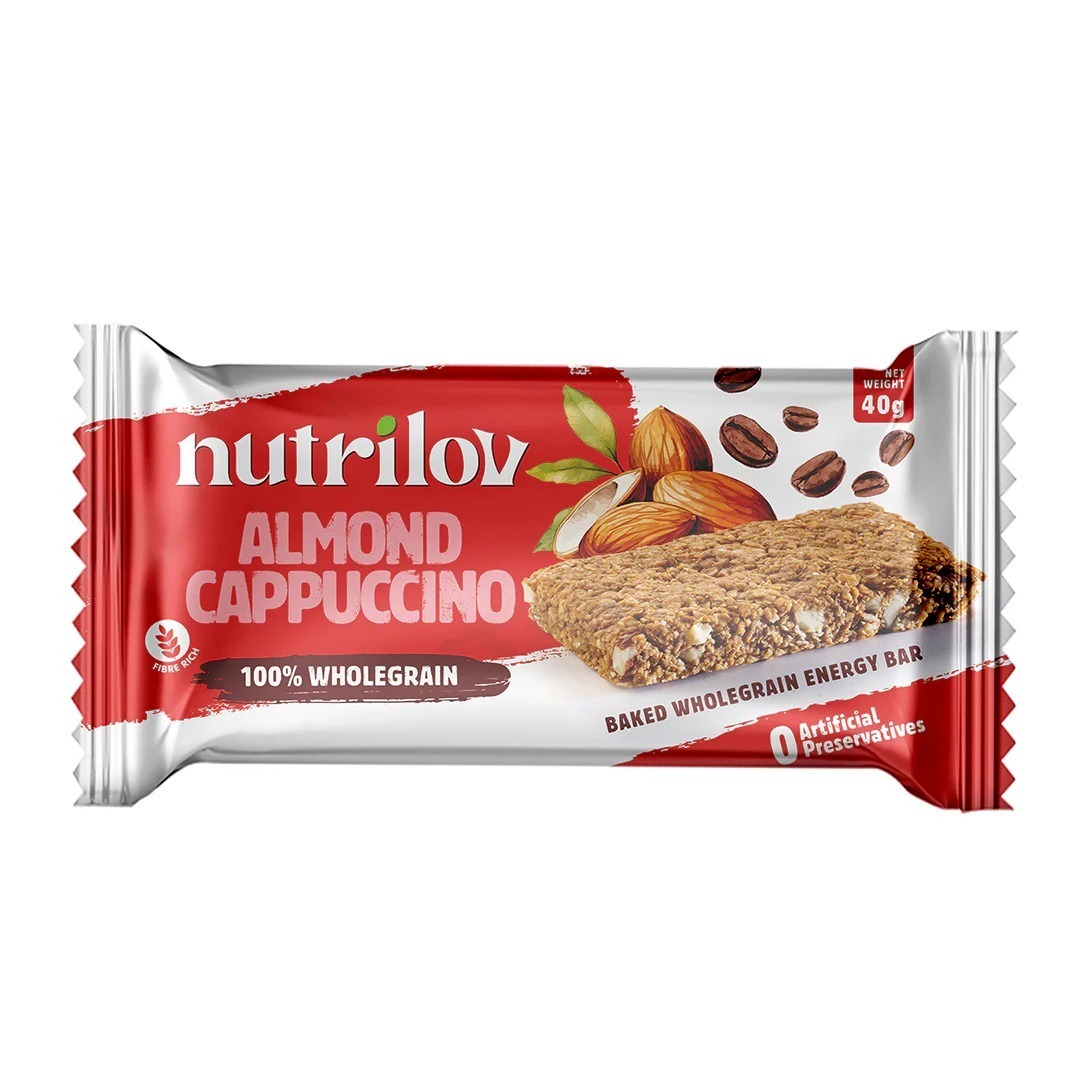 NUTRILOV ALMOND CAPPUCCINO BAR 40 GRMS
