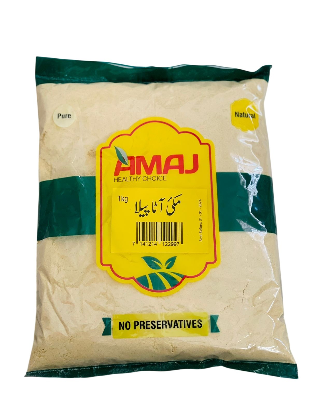 AMAJ Makkai ATTA YELLOW 1KG