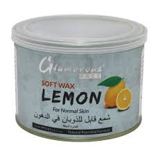GLAMOROUS SOFT WAX LEMON  TIN 400GM