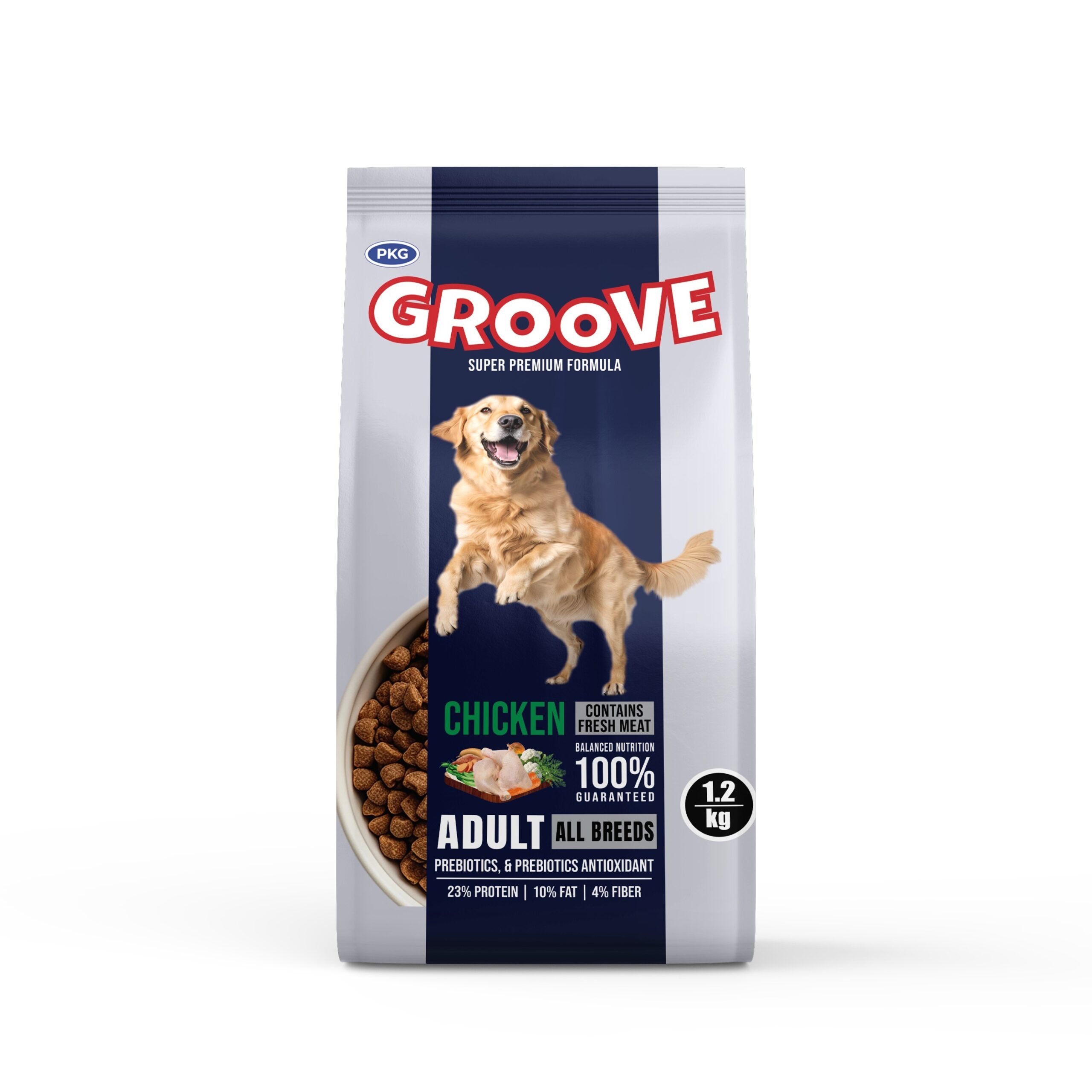 GROOVE CHICKEN PUPPY FOOD 1.2KG