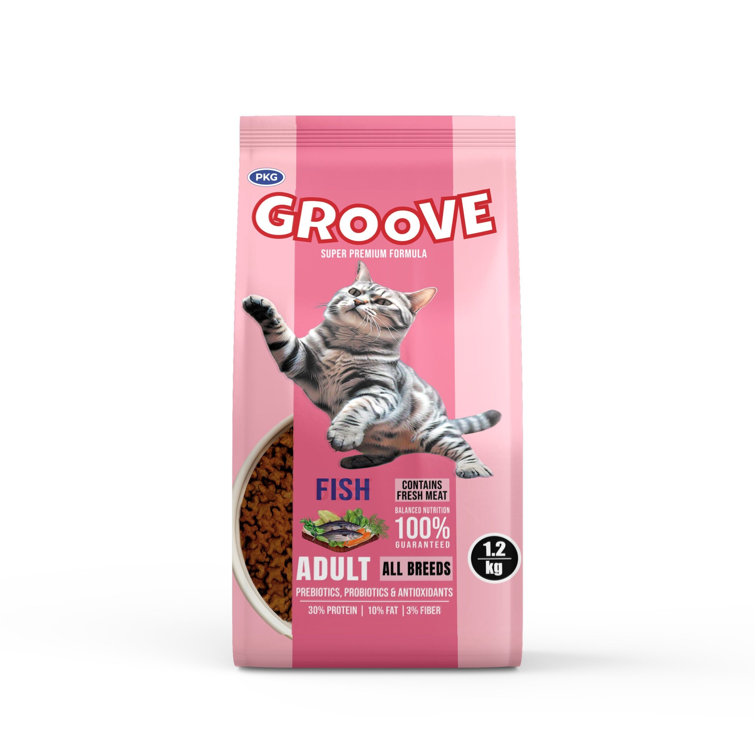 GROOVE FISH CAT FOOD 1.2KG