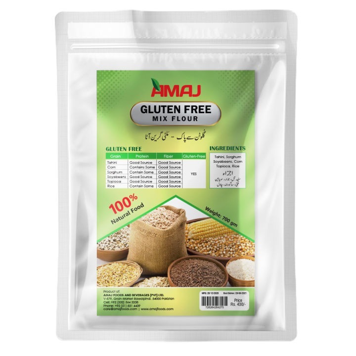 AMAJ GLUTEN FREE ATTA 700GM