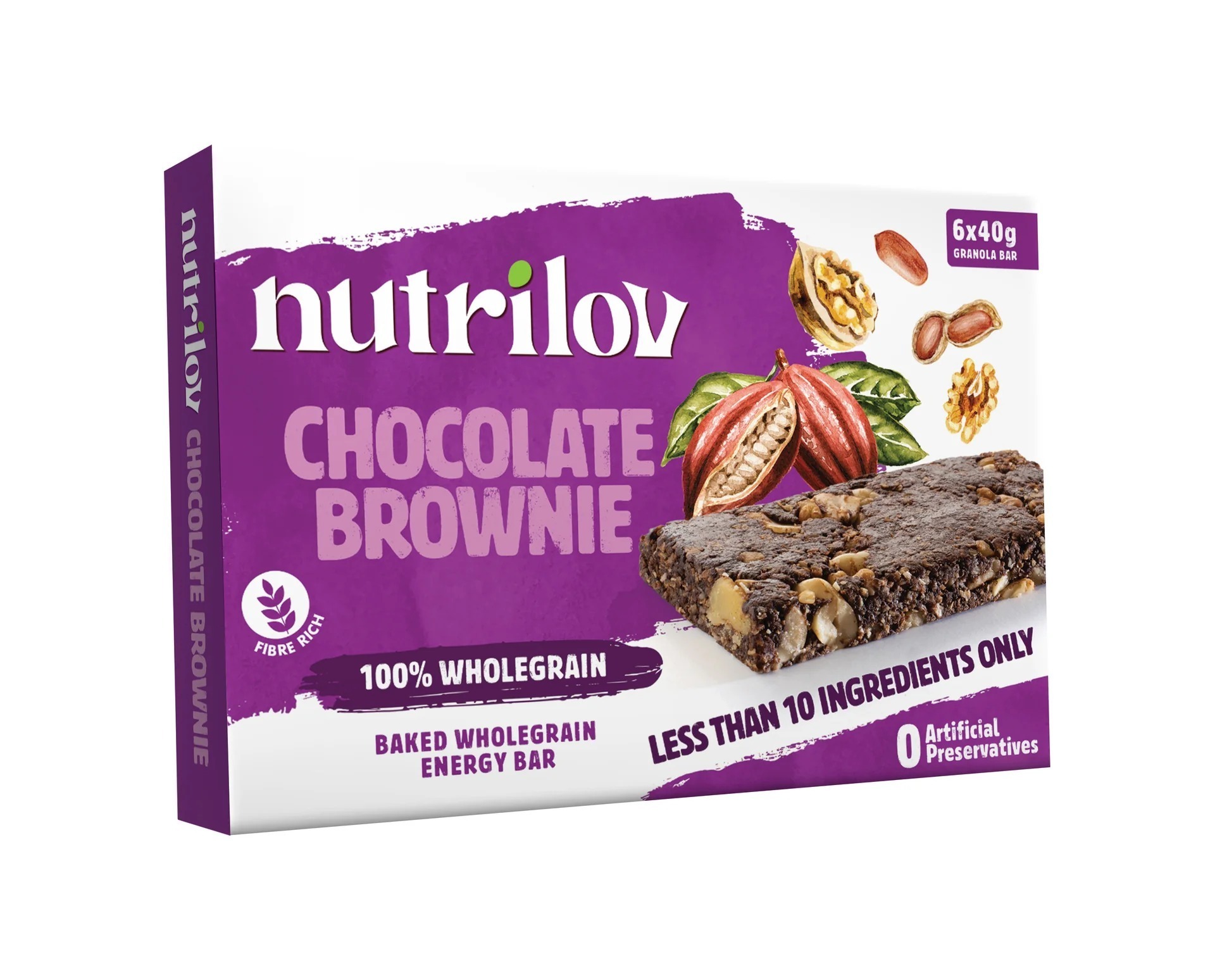 NUTRILOV CHOCO-BROWNIE  BAR 40 GRMS