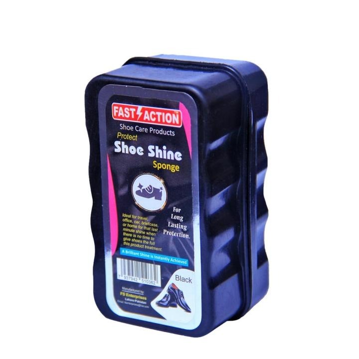 FAST ACTION LIQUID SHOES POLISH BLACK 75ML