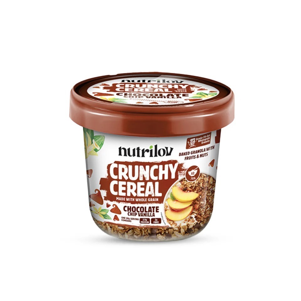 NUTRILOV CRUNCHY CEREAL 70 GRMS CHOCO CHIP