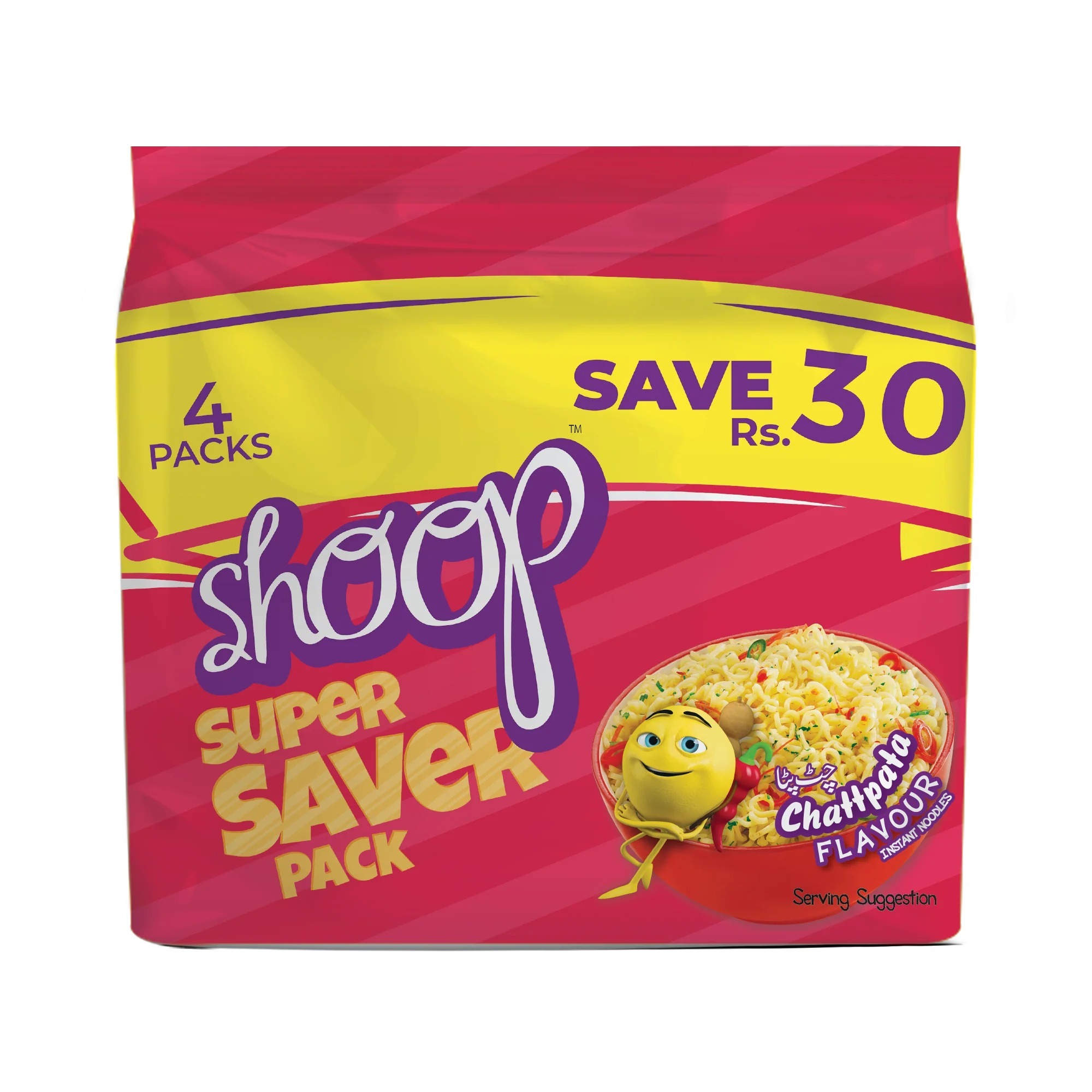 SHAN SHOOP SAVER PACK 65*4 CHATPATA