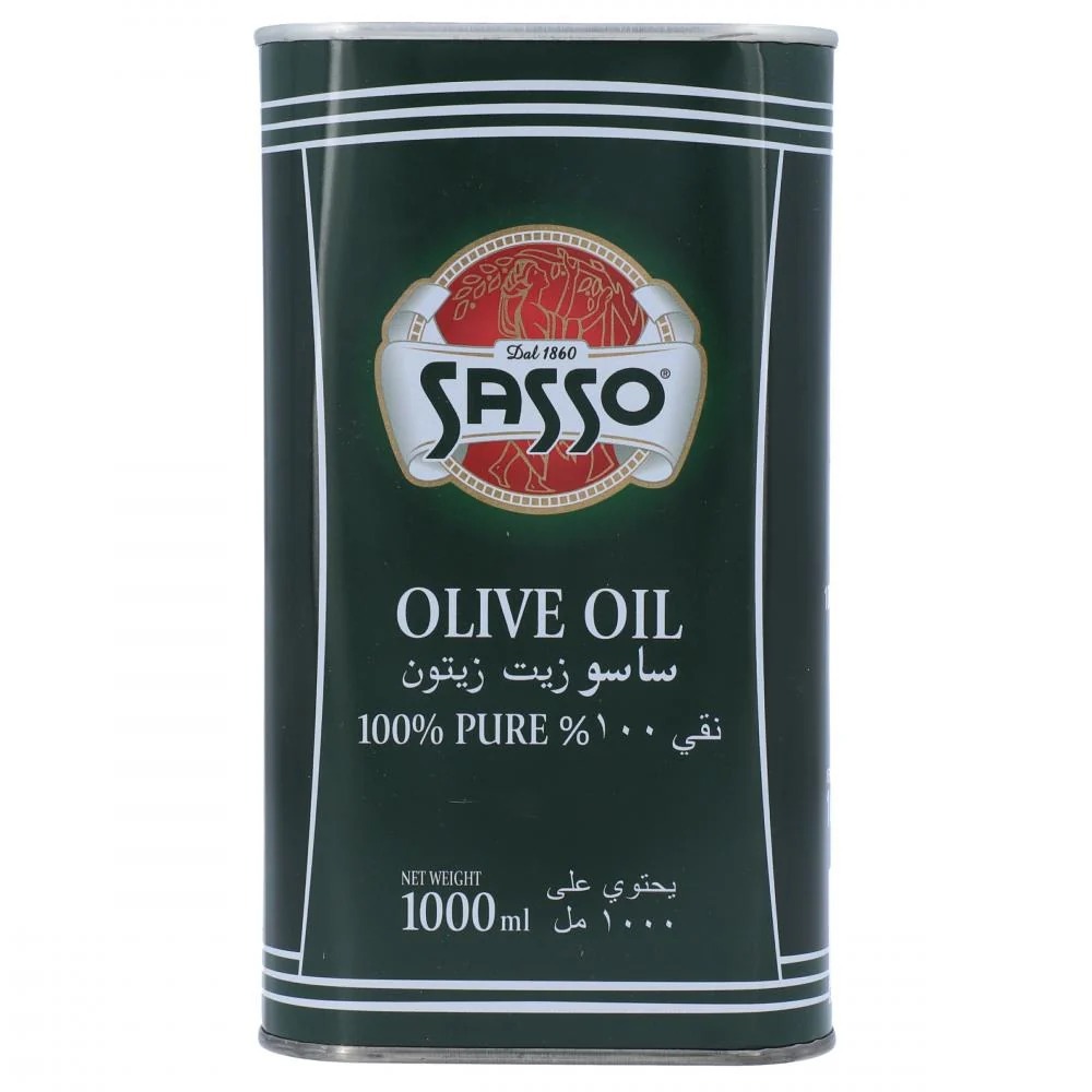 SASSO OLIVE OIL 1 LTR TIN