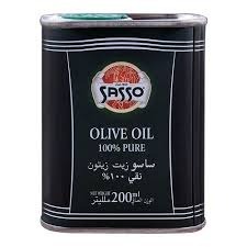 SASSO OLIVE OIL 200 ML TIN