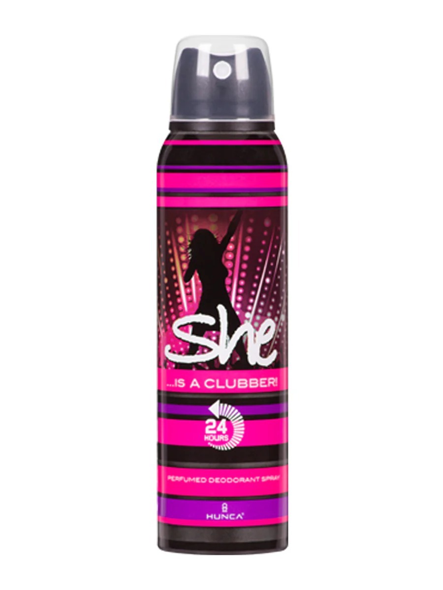 SHE BODY SPRAY 150 ML ( CLUMBBER)