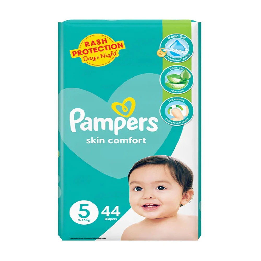 PAMPERS SC DIAPERS NO 5 44 PCS PACK