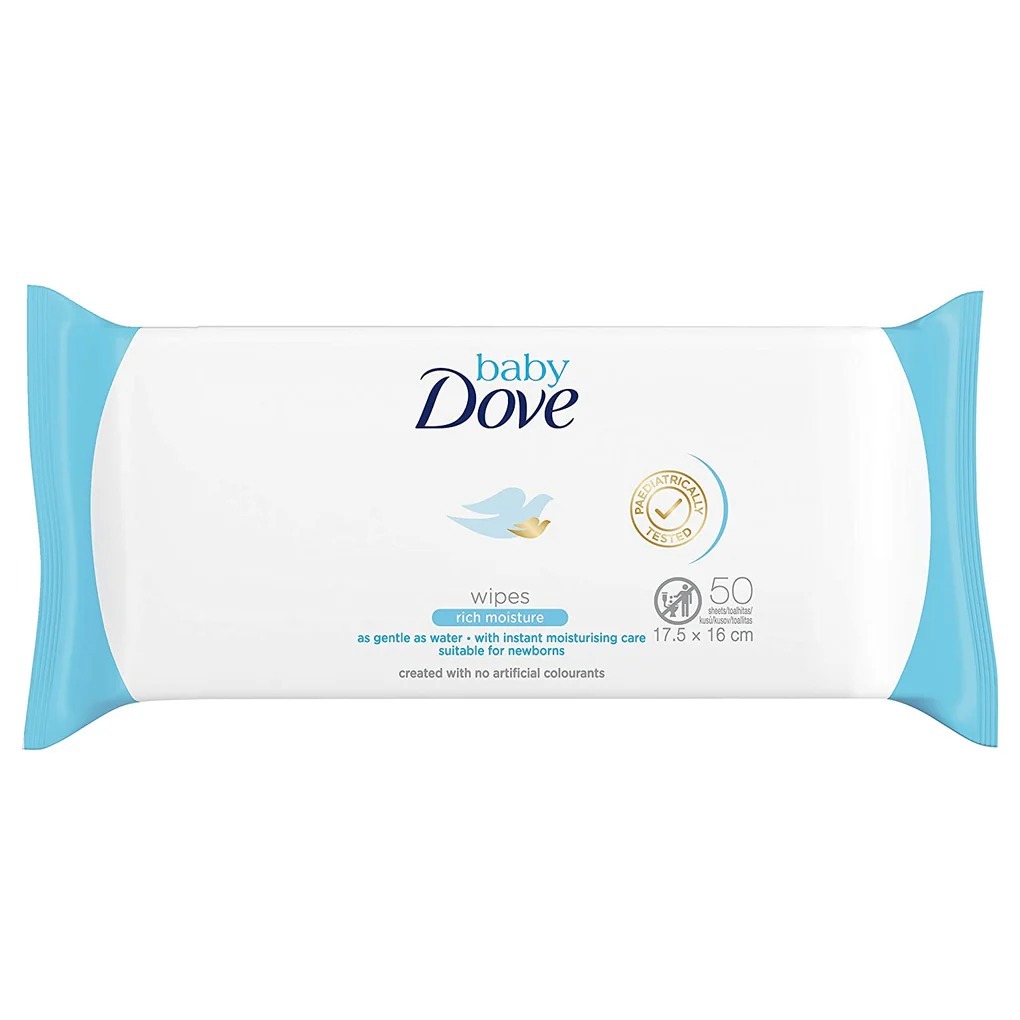 DOVE BABY WIPES 50PCS