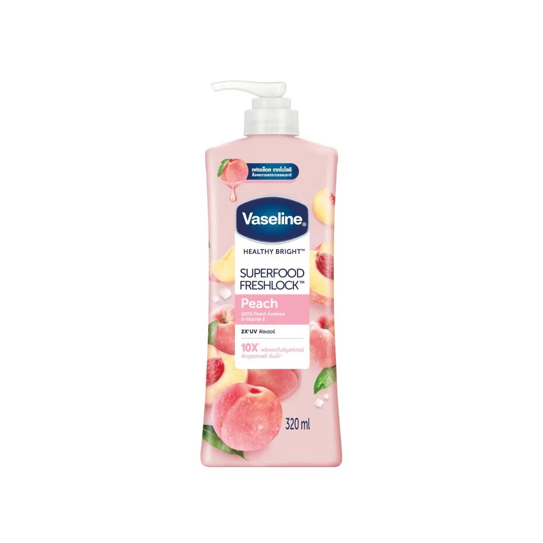 VASELINE LOTION PEACH 320ML