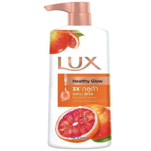 LUX BODY WASH 500ML ORANGE