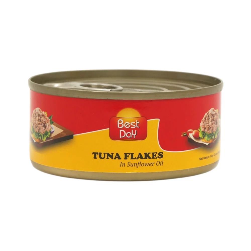 BEST DAY TUNA FLAKES INSUNFLOWER OIL 112G