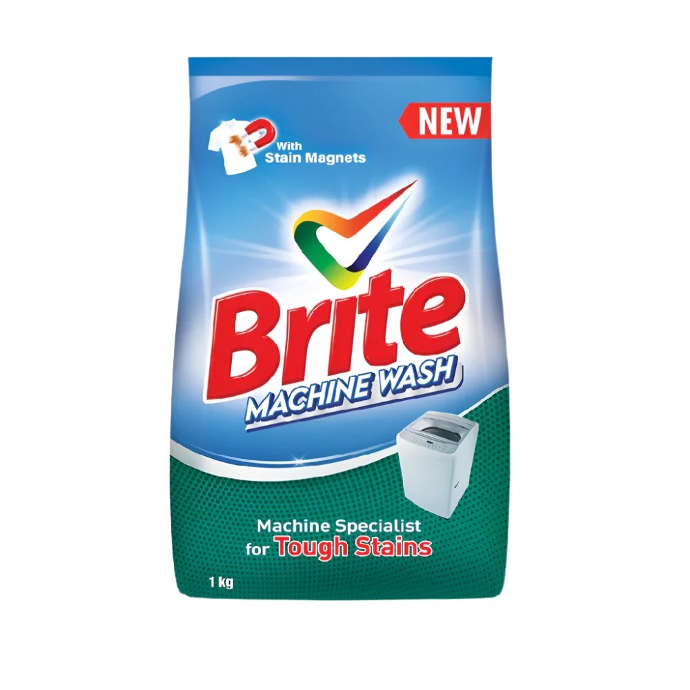 BRITE MACHINE WASH POWDER 1 KG