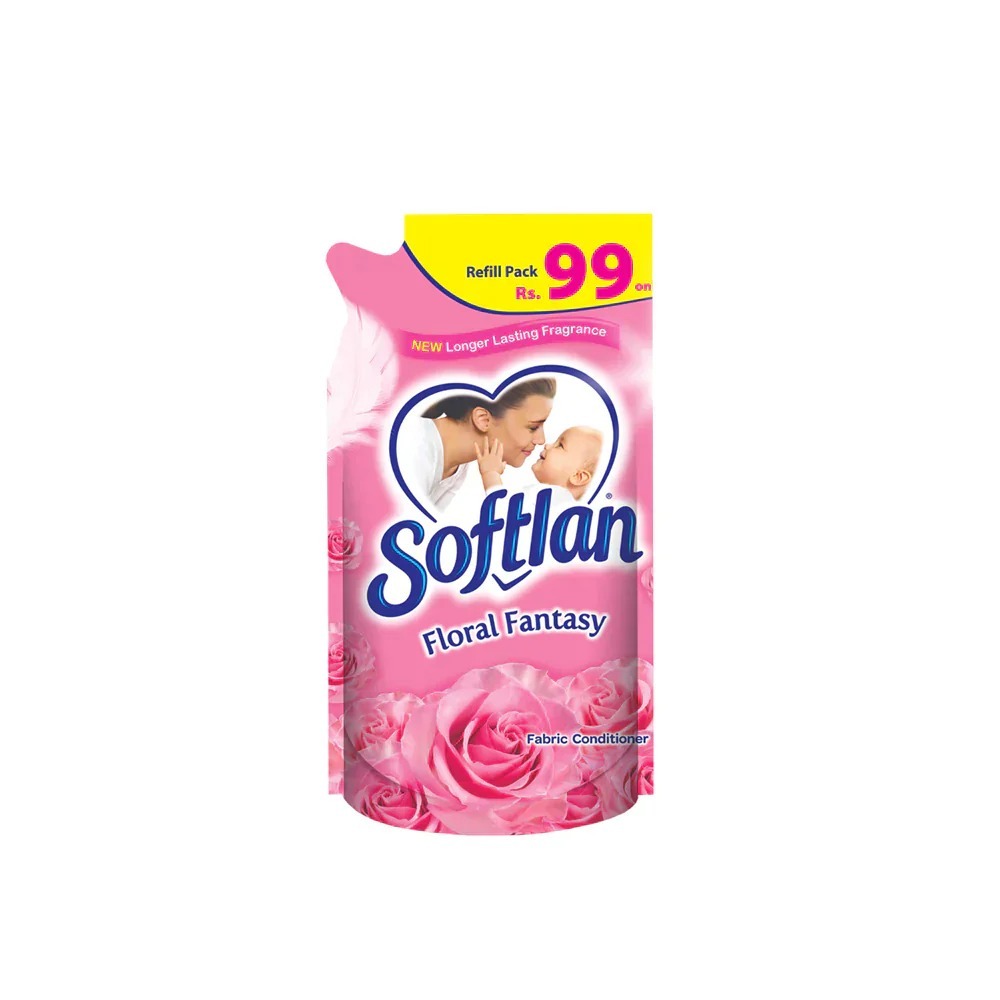 SOFTLAN FLORAL FANTASY PINK 425ML