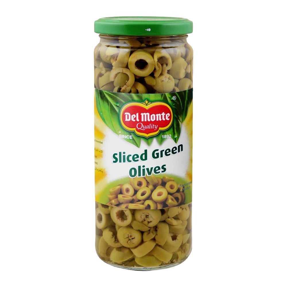 DEL MONTE SLICED GREEN OLIVES 235G
