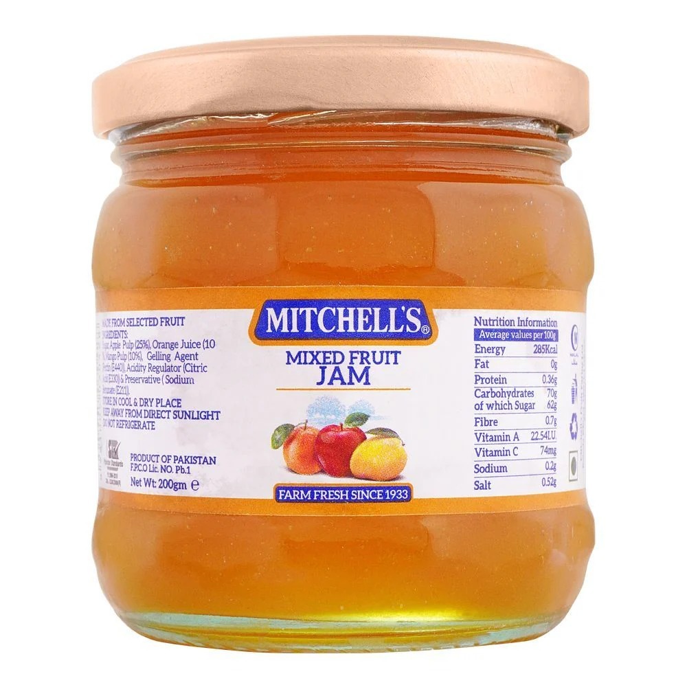MIT MIXED FRIUT JAM 200 GRMS