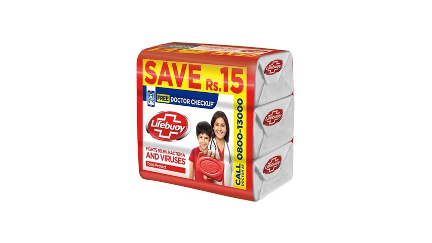 LIFEBUOY TRIO PACK Soap Bar 125G*3