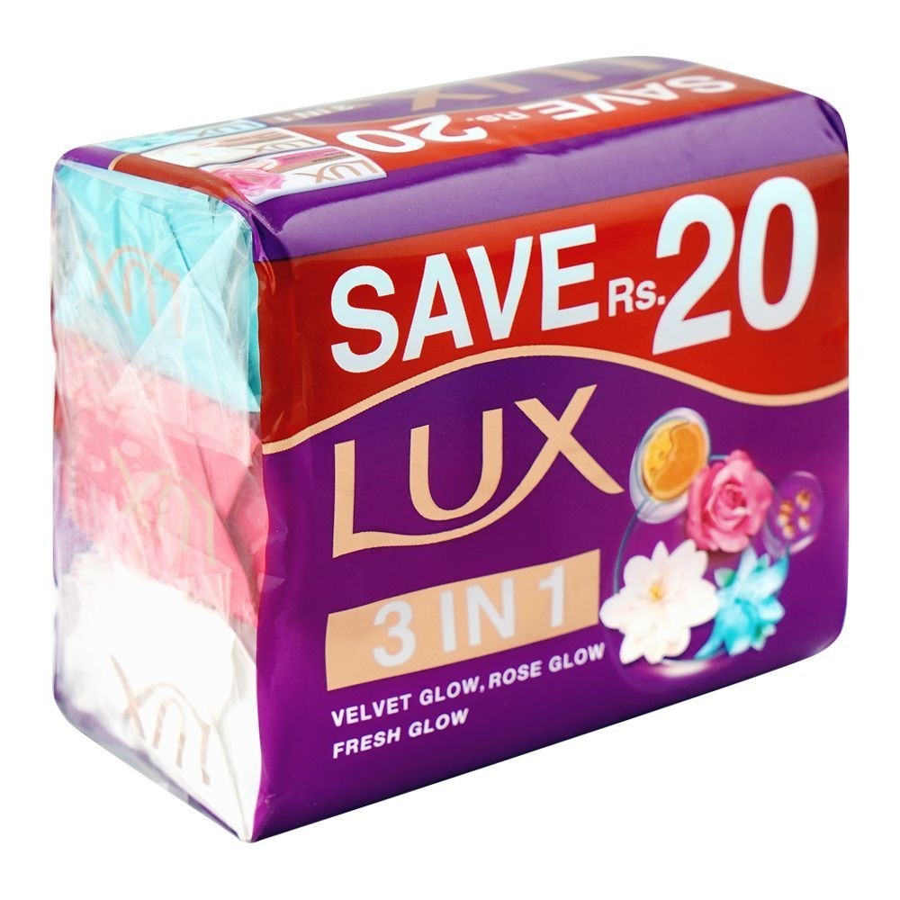 LUX PURPLE TRIO Soap 130G*3