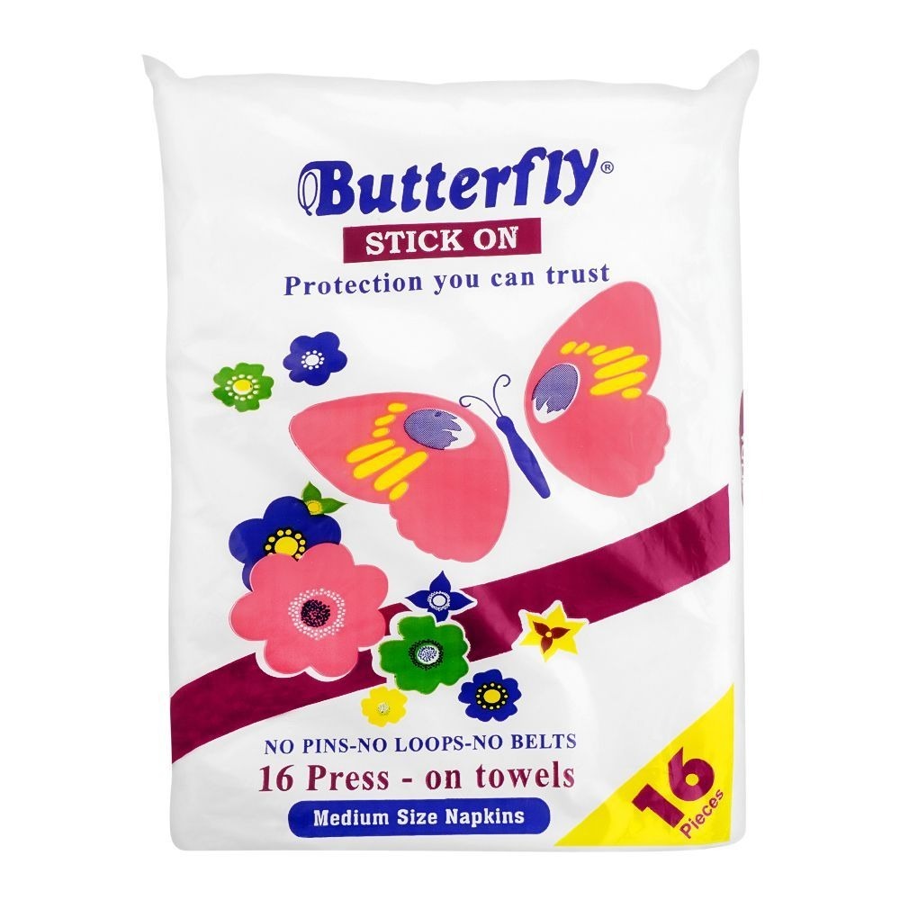 BUTTER FLY STICK ON 16PADS BF16