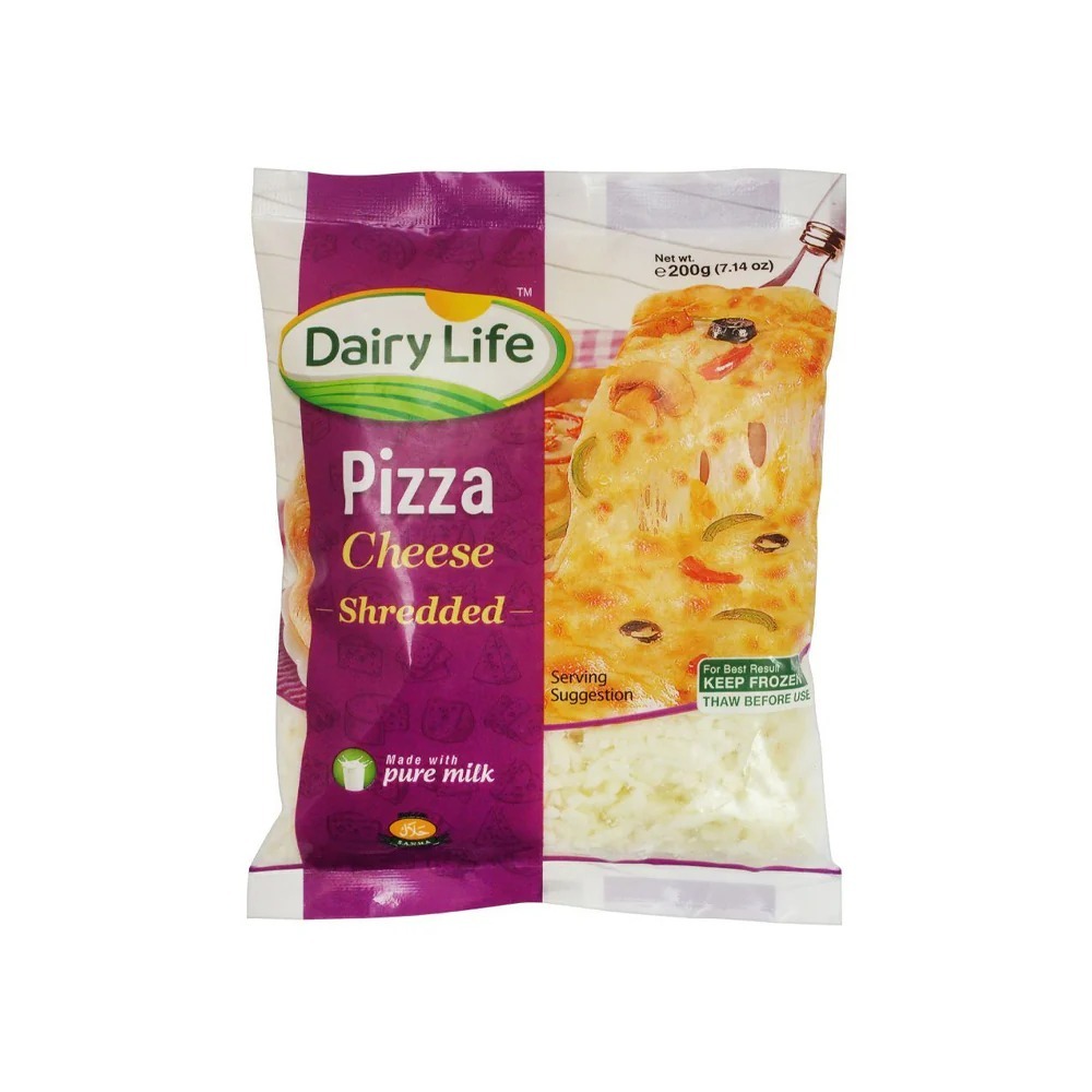 DAIRY LIFE PIZZA CHEESE SHREDDED 200G