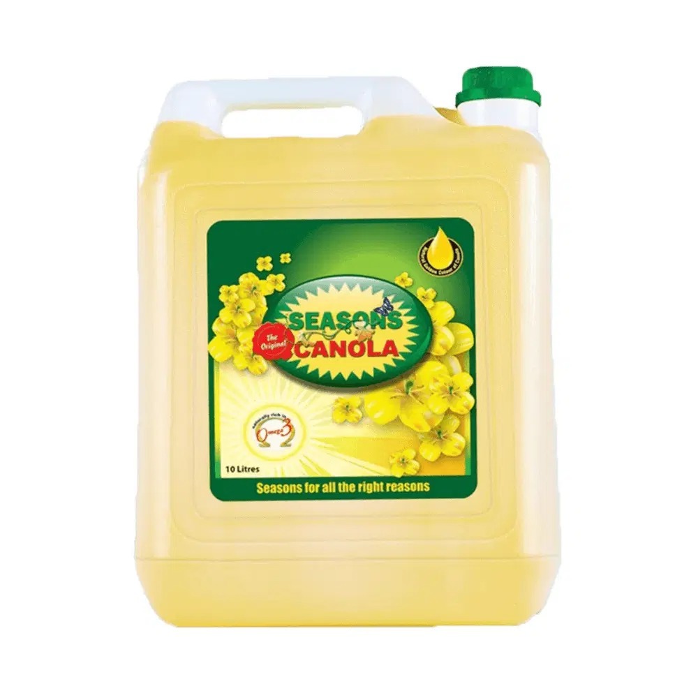 SEASON CANOLA OIL 10 LTRS CAN