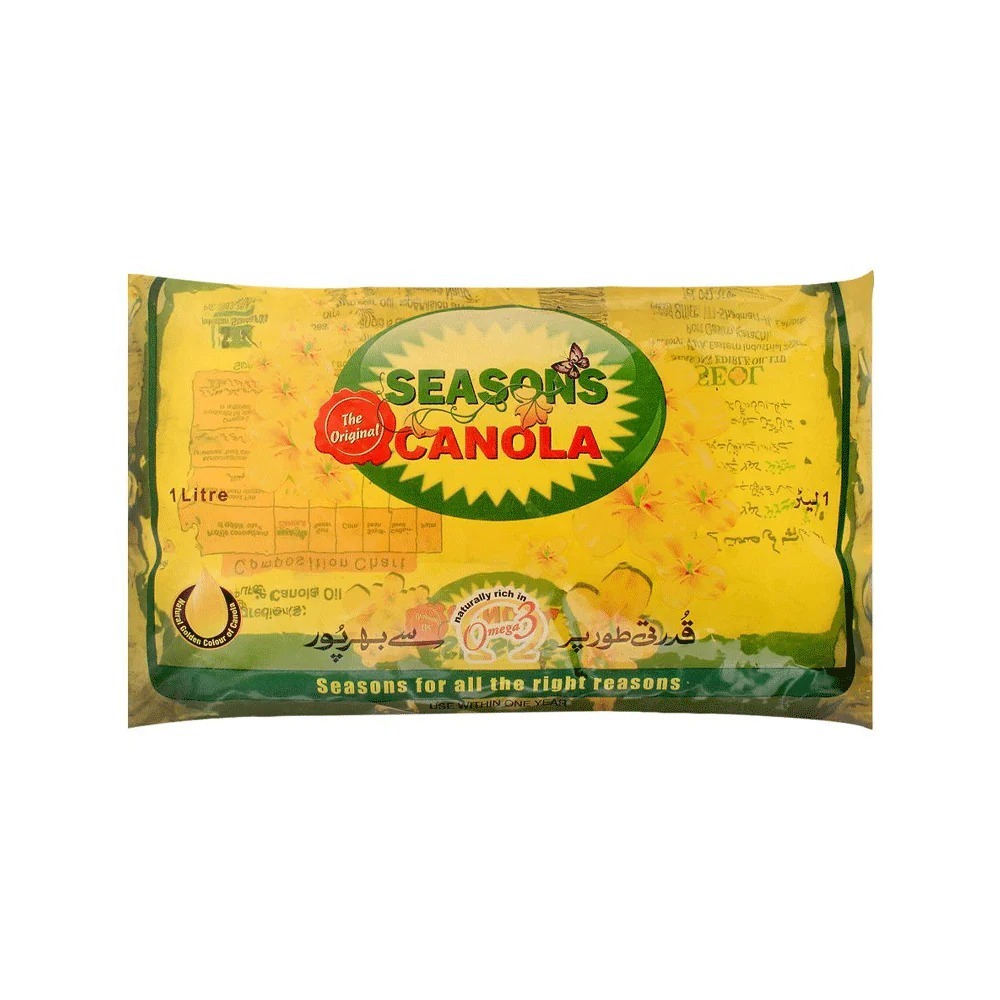 SEASON CANOLA OIL 1 LTR POUCH