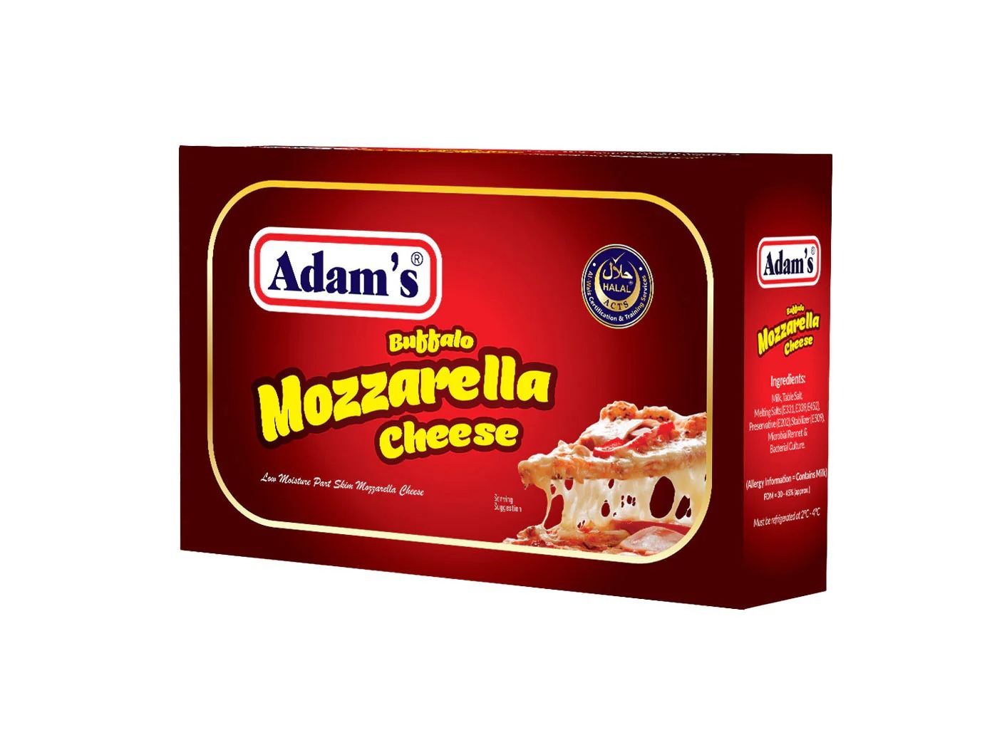 ADAMS BUFF-MOZERELLA CHEESE 400 G