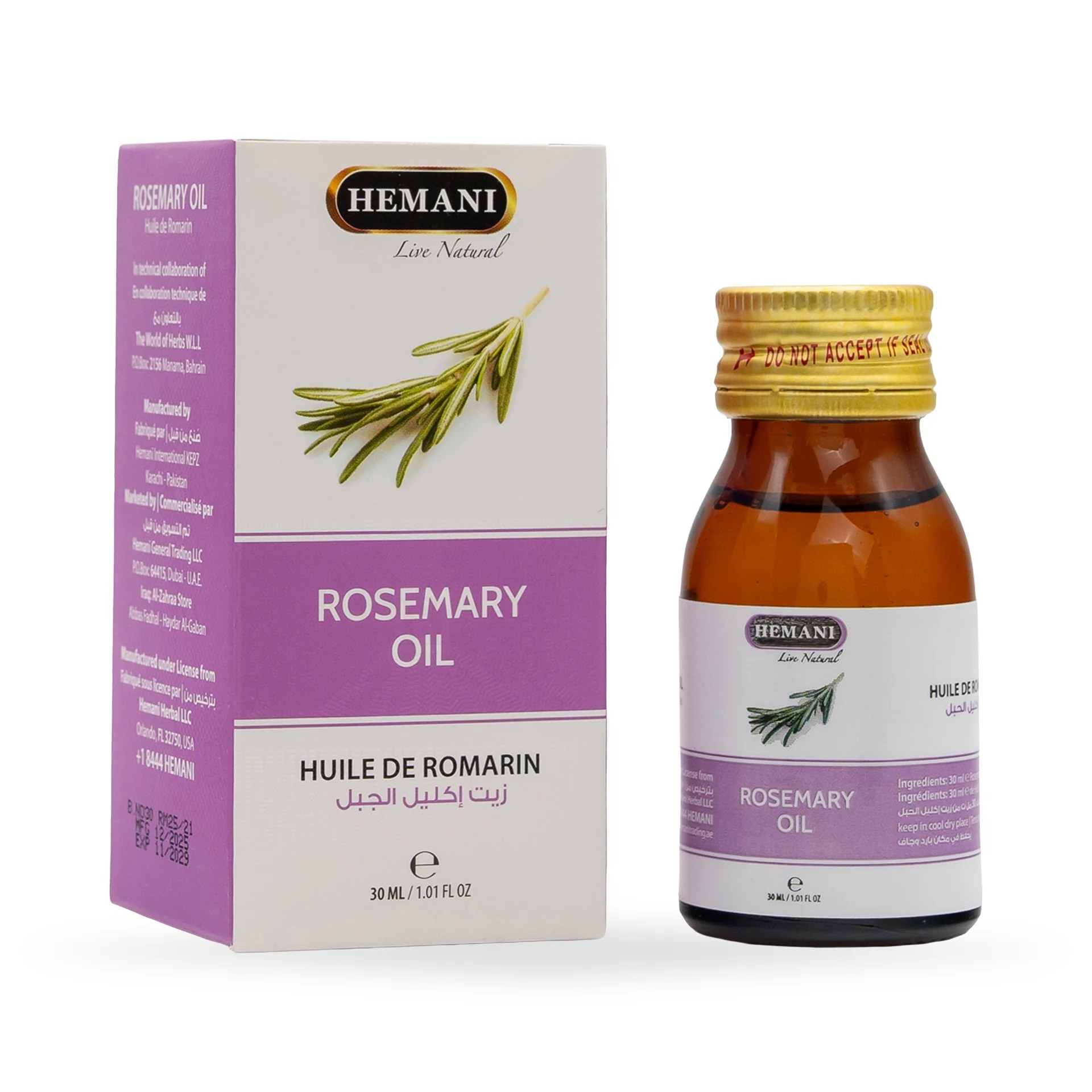 HEMANI ROSEMARY OIL 30ML