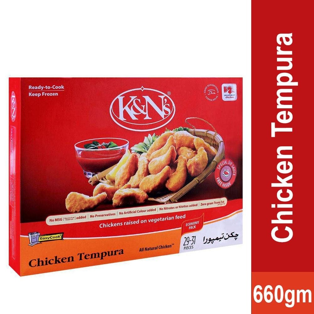 K&Ns CHICKEN TEMPURA E-P 660G
