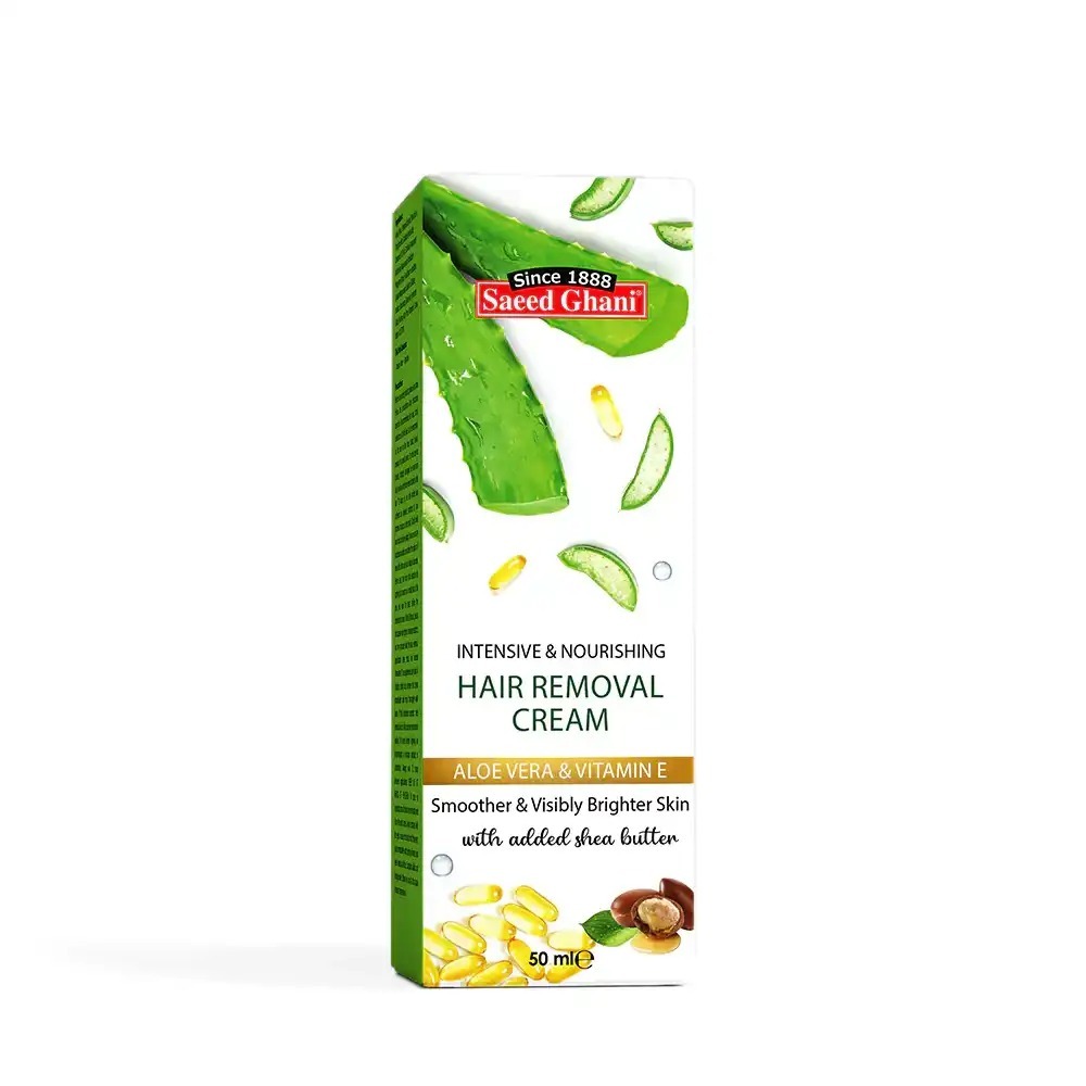 Saeed Ghani  HAIR REMOVAL CREAM 50 ML ALOE-VERA