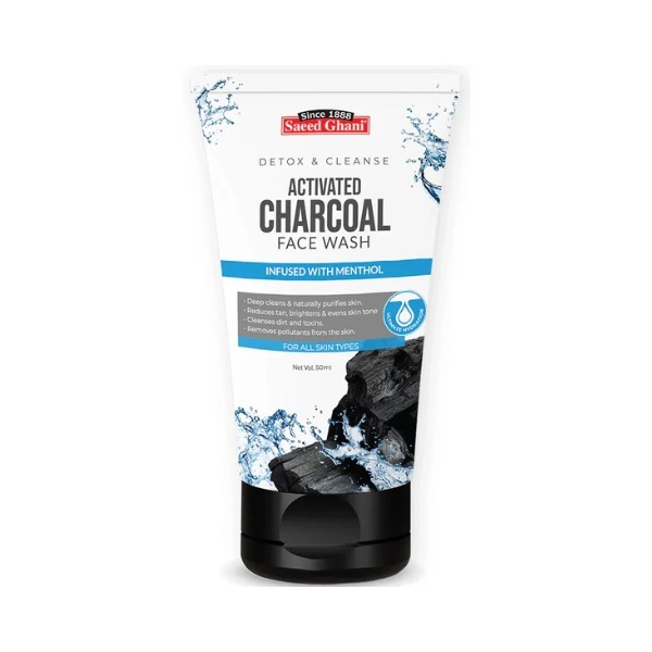 S-G CHARCOAL FACE WASH 50ML