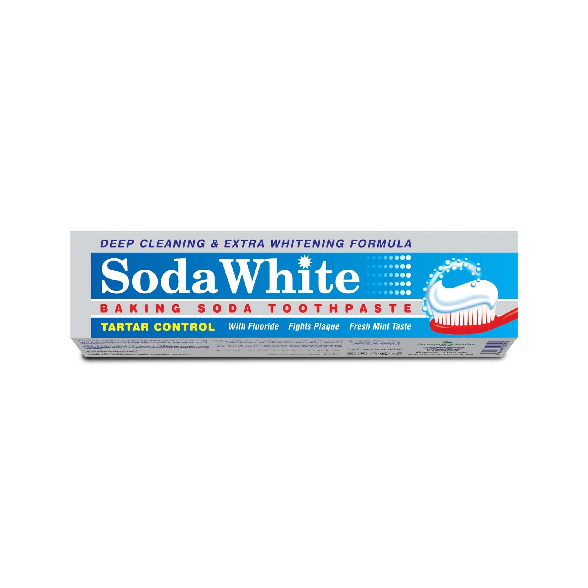 ENGLISH SODA WHITE TOOTH PASTE MEDIUM