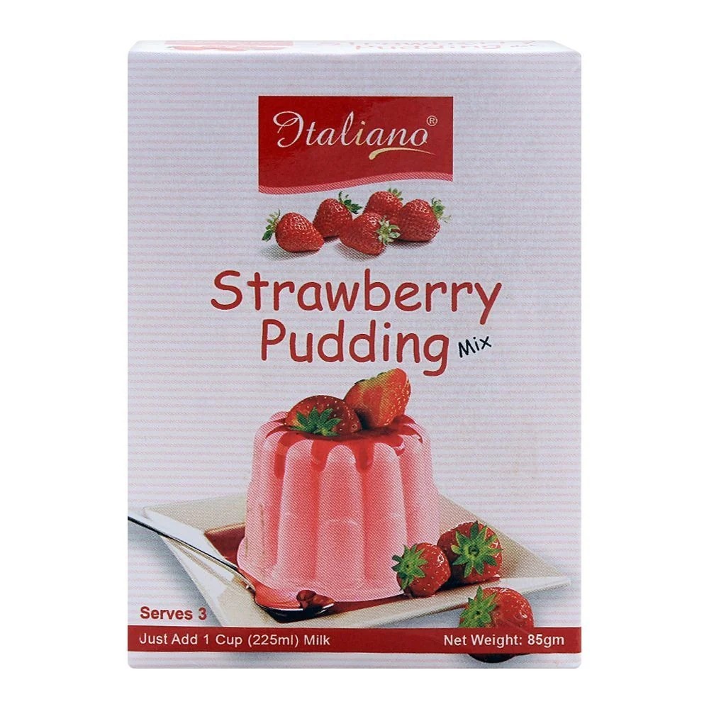 ITALIANO PUDDING MIX 85G STRAW