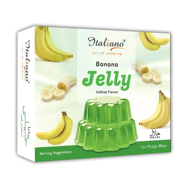 ITALIANO BANANA JELLY POWDER 80GM