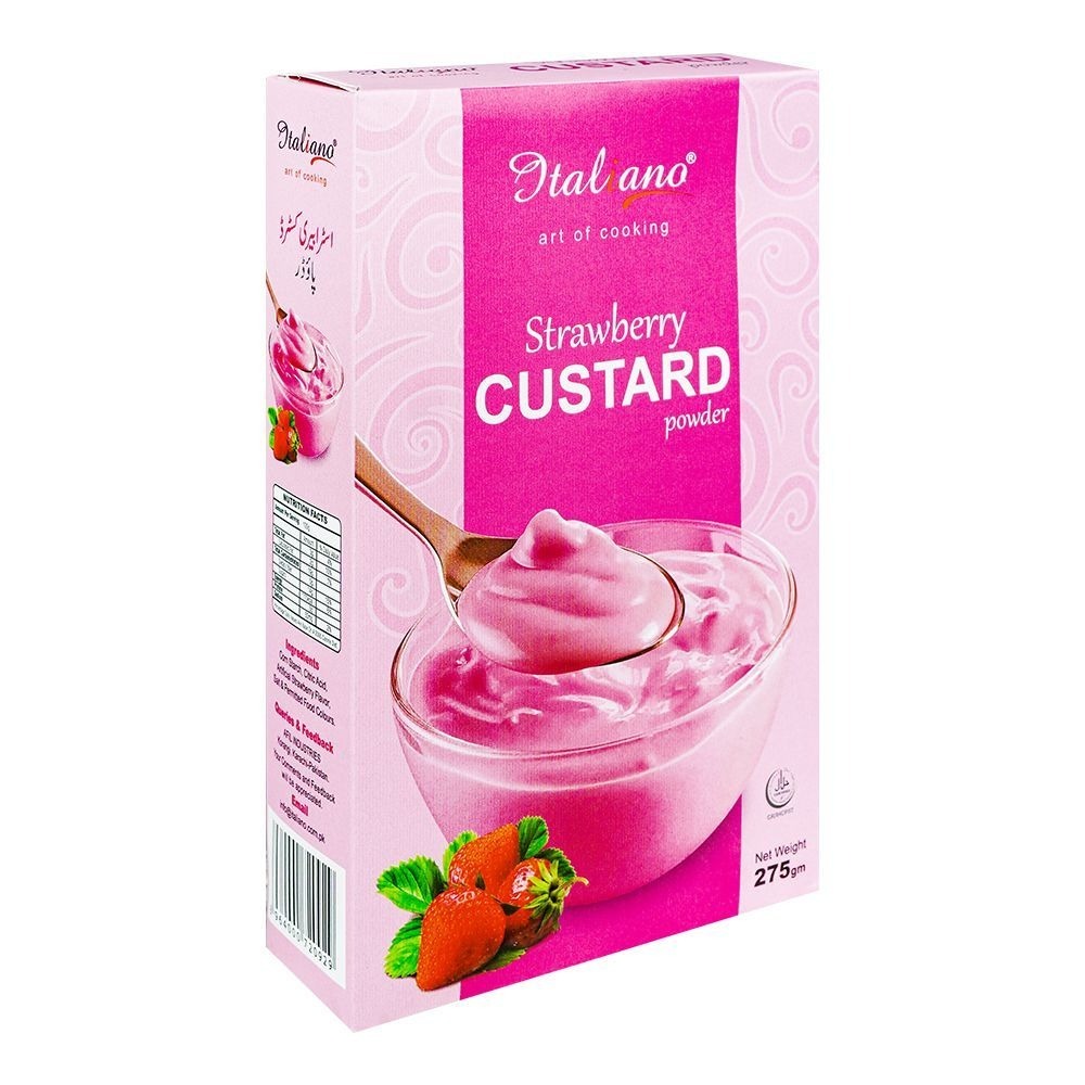 ITALIANO CUSTARD POWDER STRAWBERY 275G