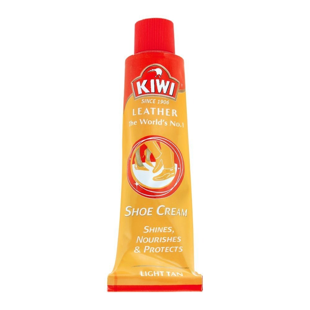 KIWI SHOE CREAM 45ML LIGHT TAN