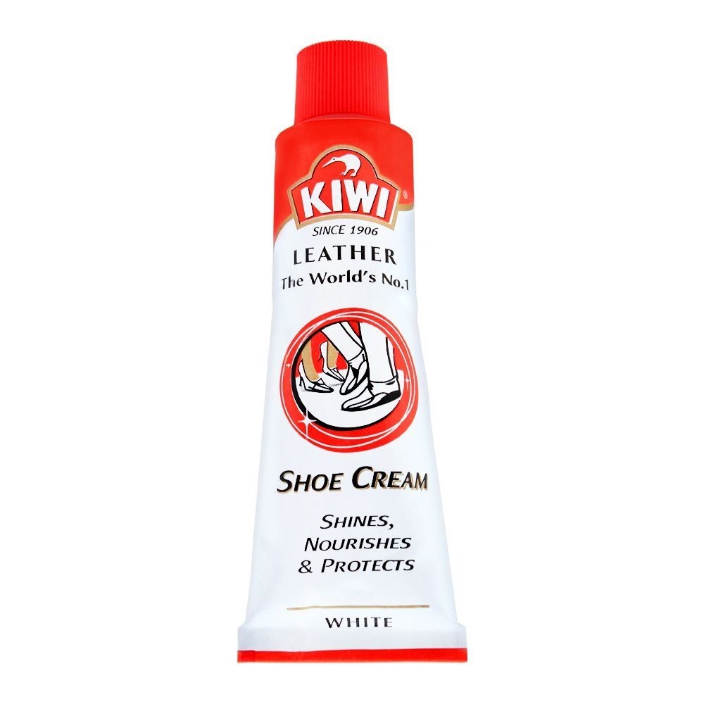 KIWI SHOE CREAM 45ML WHITE