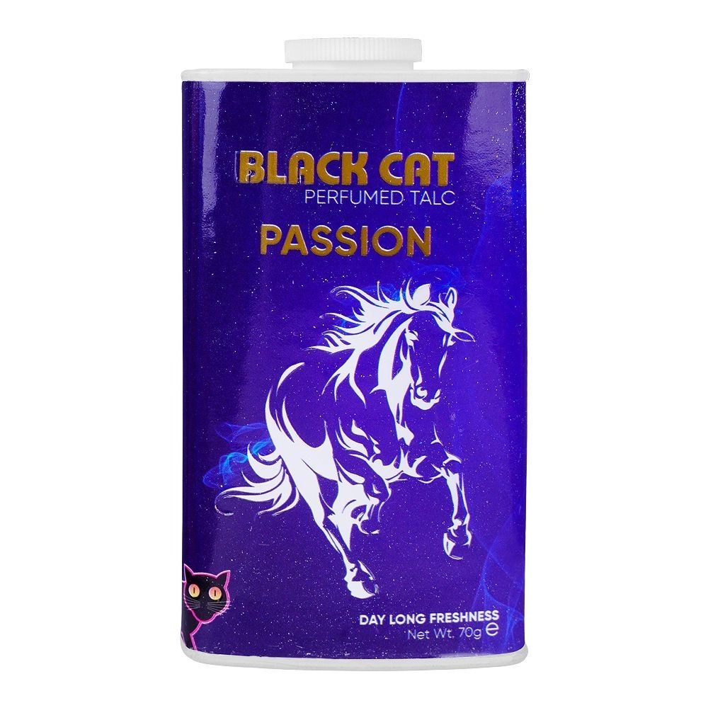 BLACK CAT PURFUMED TALC PASSION 70 GRMS
