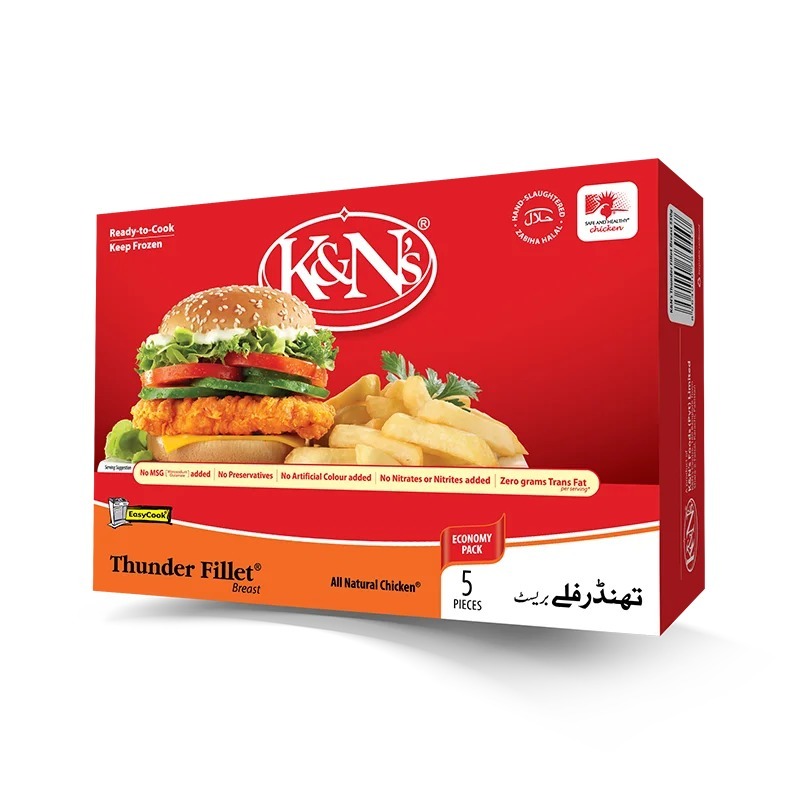 K&Ns THUNDER FILLET BREAST 5P 550G