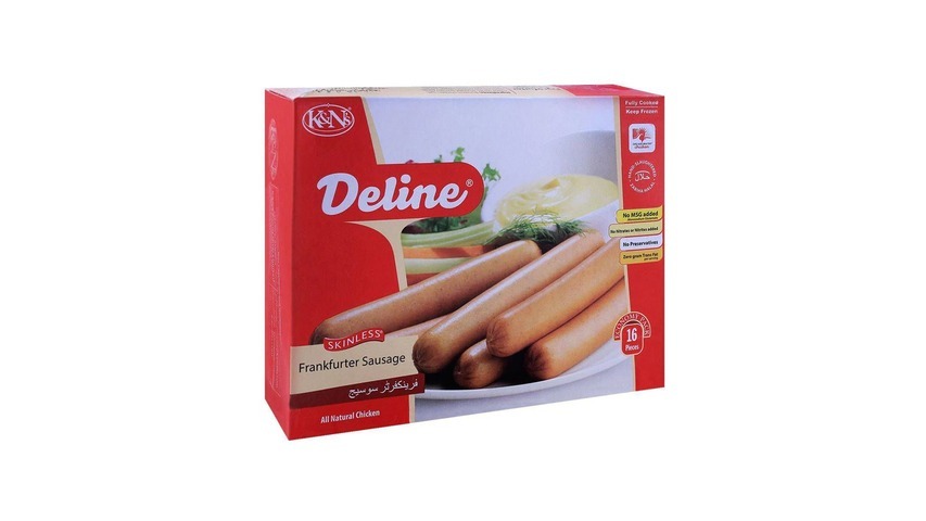 K&Ns FRANKFURTER SAUSAGE 16P 720G