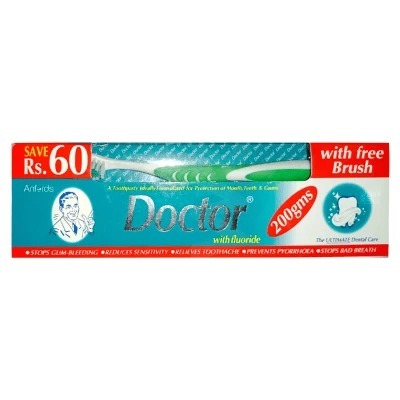 DOCTOR TOOTH PASTE D-BRUSH  200 GRMS