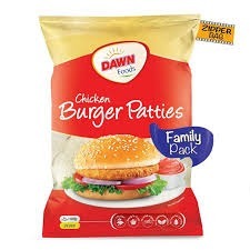 DAWN CHICKEN BURGER PATTIES 1488 GRMS P-BAG